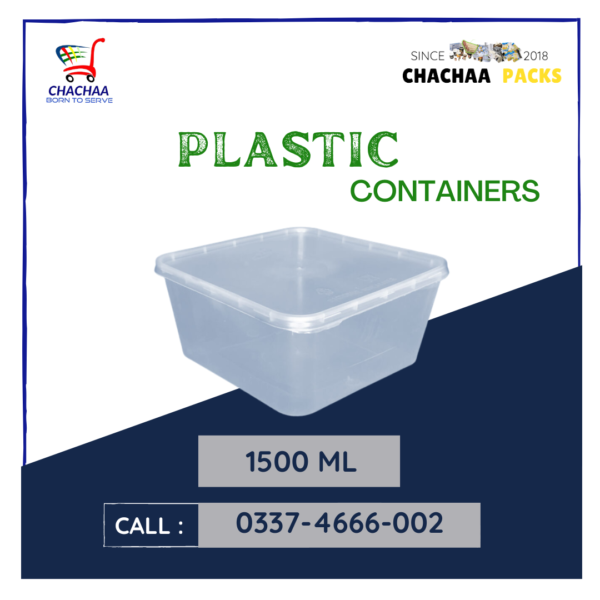 1500ml Plastic Container